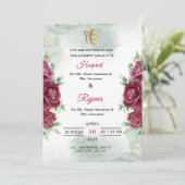 Sikh Verlobung Shagun Einladungskarte, Roka Card Einladung (Stehend Vorderseite)