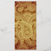 Sikh Wedding Programm (Rückseite)