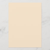 Sikh Wedding Reception Menu | budget Flat Menu Menükarte (Rückseite)