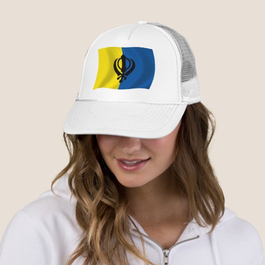 Sikhism Flag Hat Truckerkappe (Beispiel)