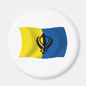 Sikhism Flag Magnet (Vorne)