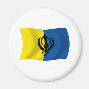 Sikhism Flag Magnet