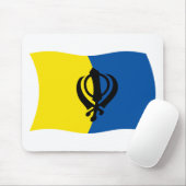 Sikhism Flag Mousepad (Mit Mouse)