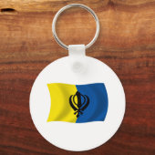 Sikhism Flag Schlüsselanhänger (Vorderseite)