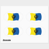 Sikhism Flag Sticker (Blatt)