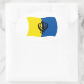 Sikhism Flag Sticker (Tasche)