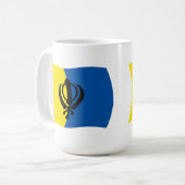 Sikhismus Fahne Tasse (Vorderseite Links)