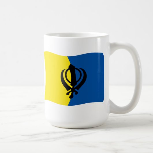 Sikhismus Fahne Tasse (Rechts)