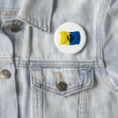 Sikhismus-Flagge-Button Button (Beispiel)