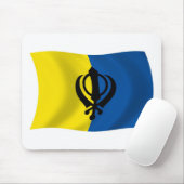 Sikhismus Flagge Mauspad (Mit Mouse)