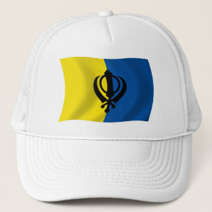 Sikhismus-Flaggenmütze Truckerkappe
