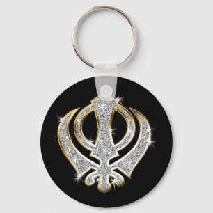Sikhkunst-Symbol Schlüsselanhänger