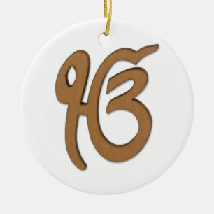 Sikhsymbol/Kunst Keramikornament