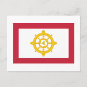 Sikkim Flag Postkarte (Vorderseite)