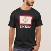 Sikkim Flag Unterstützung Sikkim People Women T-Shirt (Vorderseite)