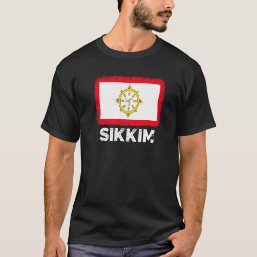 Sikkim Flag Unterstützung Sikkim People Women T-Shirt (Vorderseite)