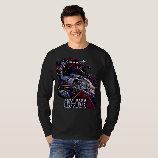 Sikorsky HH-60G Pave Hawk USAF Militärhubschrauber T-Shirt (Vorne ganz)
