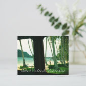 Sikuai Island Postcard Postkarte (Stehend Vorderseite)