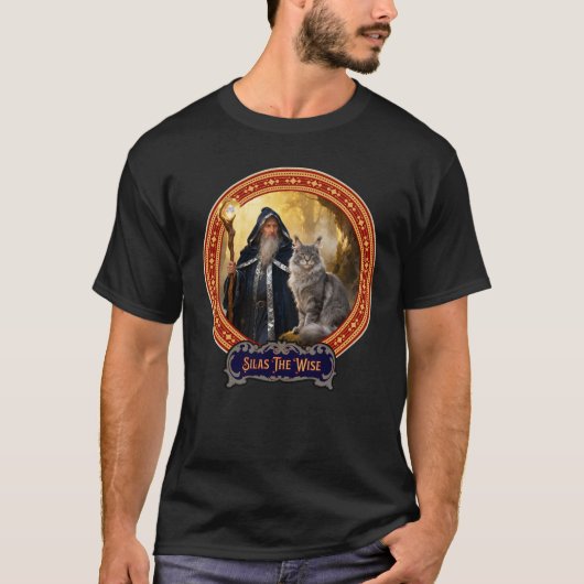 Silas der Zauberer T-Shirt (Vorderseite)