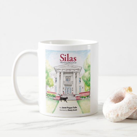 Silas, die Katze des Großen Hauses Kaffeetasse (Mit Donut)