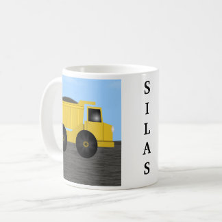 Silas Dump Truck Personalisiert Name Tasse