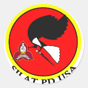 Silat Palladium USA Runder Aufkleber