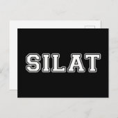 Silat Postkarte (Vorne/Hinten)