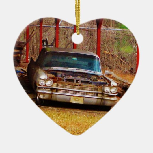 Silber 1963 Sadan Deville Keramik Ornament (Vorne)