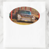 Silber 1963 Sadan Deville Ovaler Aufkleber (Tasche)