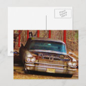 Silber 1963 Sadan Deville Postkarte (Vorne/Hinten)