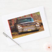 Silber 1963 Sadan Deville Rechteckiger Aufkleber (Umschlag)