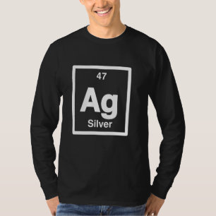 Silber - Ag - Periodensystem Elemente - Große Scie T-Shirt