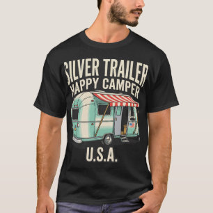 Silber-Anhänger Vintage Roadside Americana Retro 7 T-Shirt