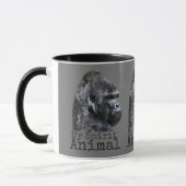 Silber Back Gorilla Spirit Tier Tasse (Links)