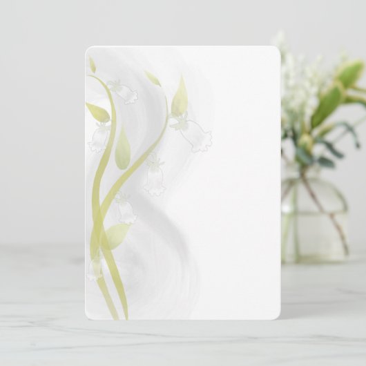 Silber Bells Watercolor Wash (Stehend Vorderseite)