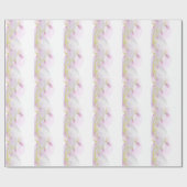 Silber Bells Watercolor Wash Geschenkpapier (Flach)