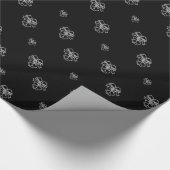 Silber Bells Wrapping Paper Geschenkpapier (Ecke)