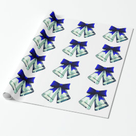 Silber Bells Wrapping Paper Geschenkpapier