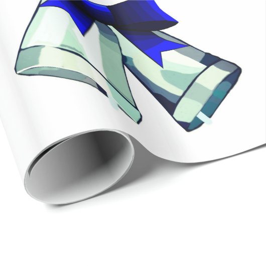 Silber Bells Wrapping Paper Geschenkpapier (Rolleneckpunkt)