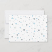 Silber, Blue Books for Baby, Book Request Card Dankeskarte (Rückseite)