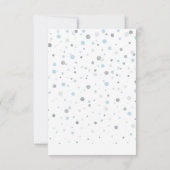 Silber, Blue Books for Baby, Book Request Card Dankeskarte (Rückseite)