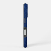 Silber-Chrom-Geometrischer-Hai-Blau-Python-iPhone iPhone 16 Hülle (Rechte Seite)