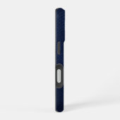 Silber Chrome Geometrisch Phoenix Blau Python iPho iPhone 16 Hülle (Rechte Seite)
