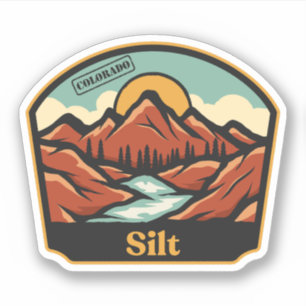 Silber, Colorado-Sticker Aufkleber