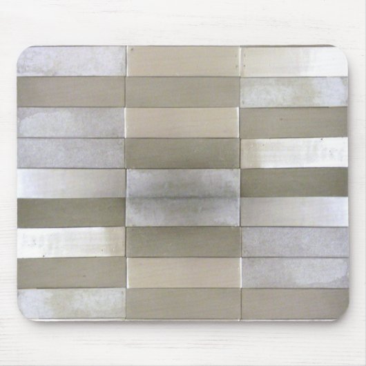 Silber deckte Mousepad mit Ziegeln (Vorne)