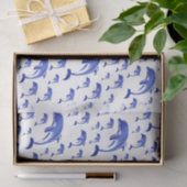 Silber, Delfin, Fisch, Natur, Wasser, Design, Seidenpapier (Geschenk)