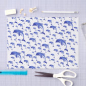 Silber, Delfin, Fisch, Natur, Wasser, Design, Seidenpapier (Handwerk)