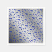 Silber, Delfin, Fisch, Natur, Wasser, Design, Serviette (Vorderseite)