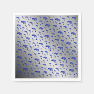 Silber, Delfin, Fisch, Natur, Wasser, Design, Serviette