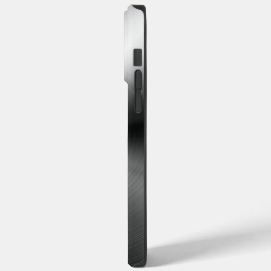 Silber Edelstahl-Druck Case-Mate iPhone Hülle (Rückseite / Links)